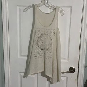 Project Social T Cream Tank Top